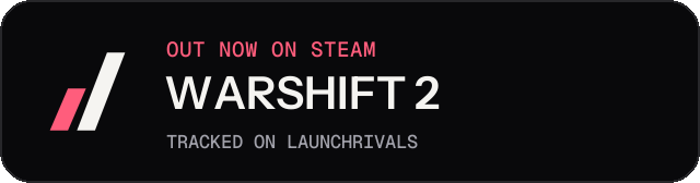 Dark launch badge for WARSHIFT 2