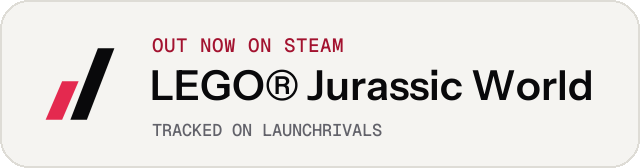 Light launch badge for LEGO® Jurassic World