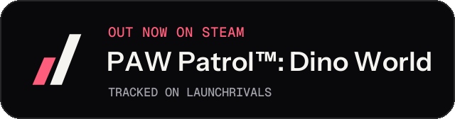 Dark launch badge for PAW Patrol™: Dino World