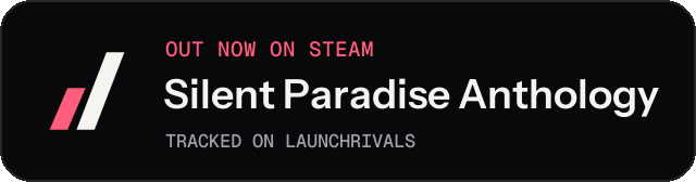 Dark launch badge for Silent Paradise Anthology