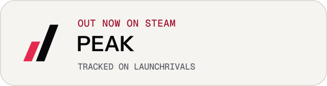Light launch badge for PEAK