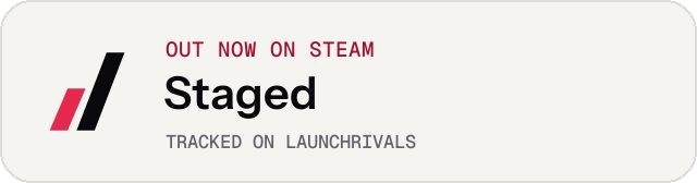 Light launch badge for Staged