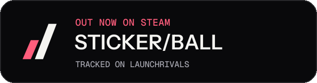 Dark launch badge for STICKER/BALL
