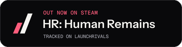 Dark launch badge for HR: Human Remains