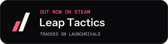 Dark launch badge for Leap Tactics