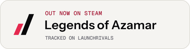 Light launch badge for Legends of Azamar