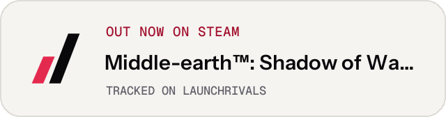 Light launch badge for Middle-earth™: Shadow of War™