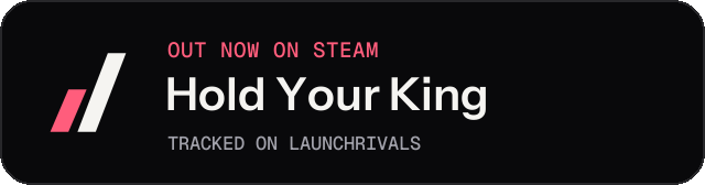 Dark launch badge for Hold Your King