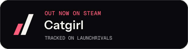 Dark launch badge for Catgirl