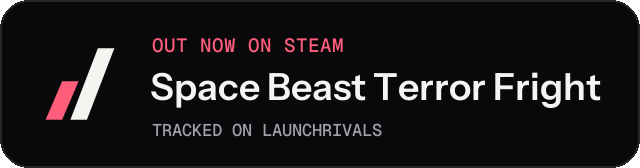 Dark launch badge for Space Beast Terror Fright