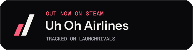 Dark launch badge for Uh Oh Airlines