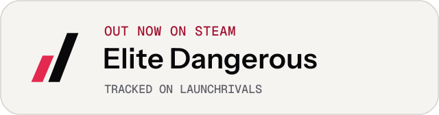 Light launch badge for Elite Dangerous