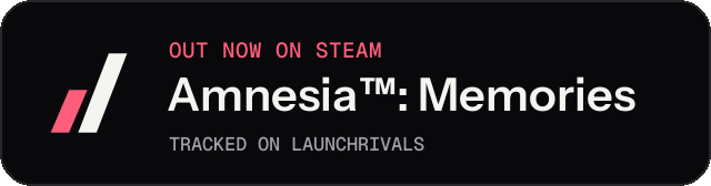 Dark launch badge for Amnesia™: Memories