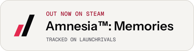 Light launch badge for Amnesia™: Memories