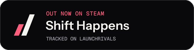 Dark launch badge for Shift Happens