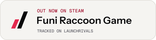 Light launch badge for Funi Raccoon Game