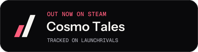 Dark launch badge for Cosmo Tales