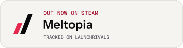 Light launch badge for Meltopia