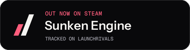 Dark launch badge for Sunken Engine