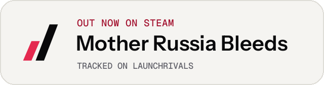 Light launch badge for Mother Russia Bleeds