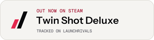 Light launch badge for Twin Shot Deluxe