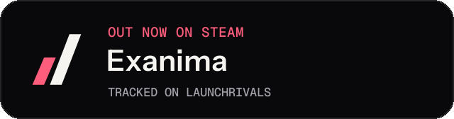 Dark launch badge for Exanima