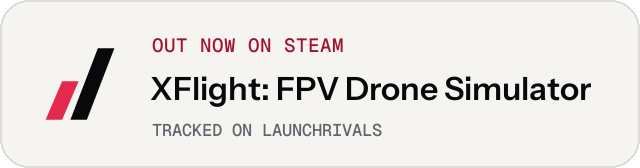 Light launch badge for XFlight: FPV Drone Simulator