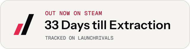 Light launch badge for 33 Days till Extraction