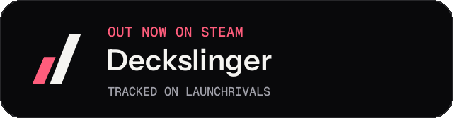Dark launch badge for Deckslinger