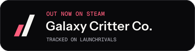 Dark launch badge for Galaxy Critter Co.