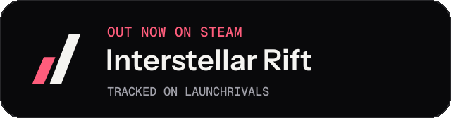 Dark launch badge for Interstellar Rift