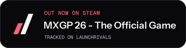 Dark launch badge for MXGP 26 - The Official Game
