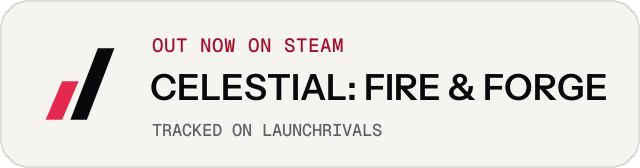 Light launch badge for CELESTIAL: FIRE & FORGE