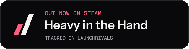 Dark launch badge for Heavy in the Hand