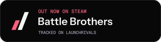 Dark launch badge for Battle Brothers