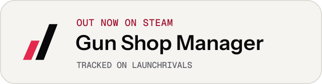 Light launch badge for Gun Shop Manager