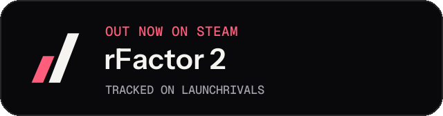 Dark launch badge for rFactor 2