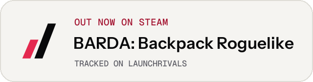 Light launch badge for BARDA: Backpack Roguelike