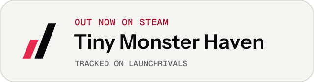 Light launch badge for Tiny Monster Haven