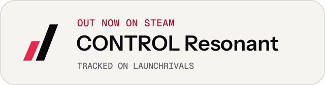 Light launch badge for CONTROL Resonant