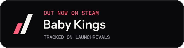 Dark launch badge for Baby Kings