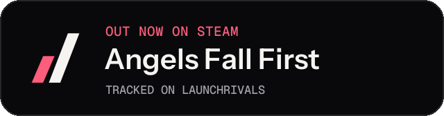 Dark launch badge for Angels Fall First