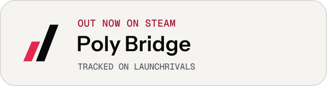 Light launch badge for Poly Bridge