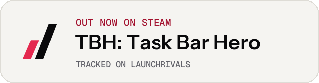 Light launch badge for TBH: Task Bar Hero