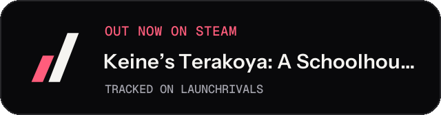 Dark launch badge for Keine’s Terakoya: A Schoolhouse in Gensokyo