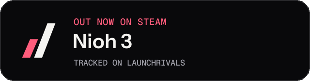 Dark launch badge for Nioh 3