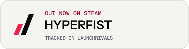 Light launch badge for HYPERFIST