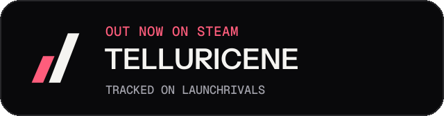 Dark launch badge for TELLURICENE
