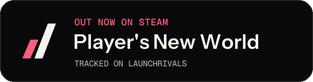Dark launch badge for Player's New World