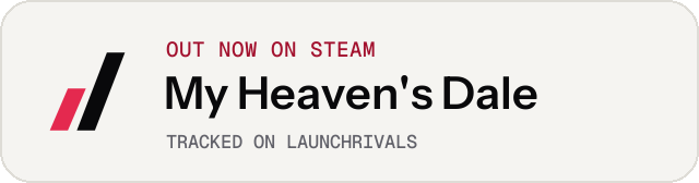 Light launch badge for My Heaven's Dale